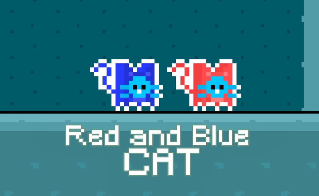 Red and Blue Cat logo