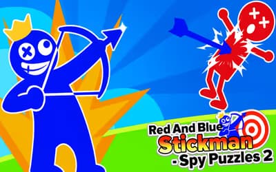 Red And Blue Stickman Spy Puzzles 2 logo