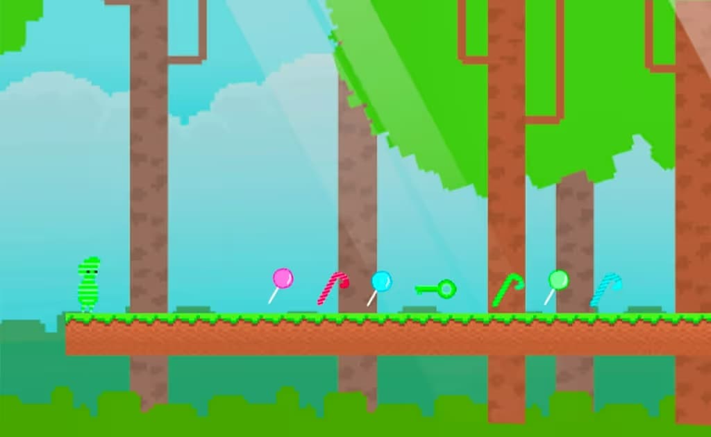 Red and Green: Candy Forest logo