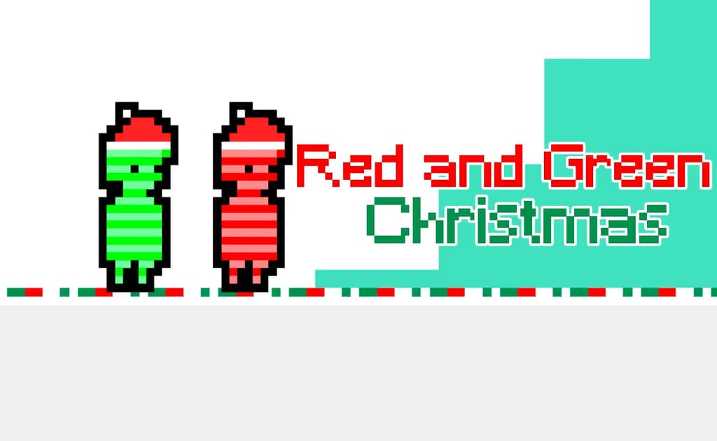 Red and Green Christmas logo