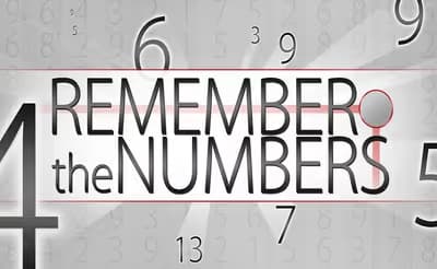 Remember the Numbers logo