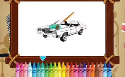 Retro Cars Coloring logo