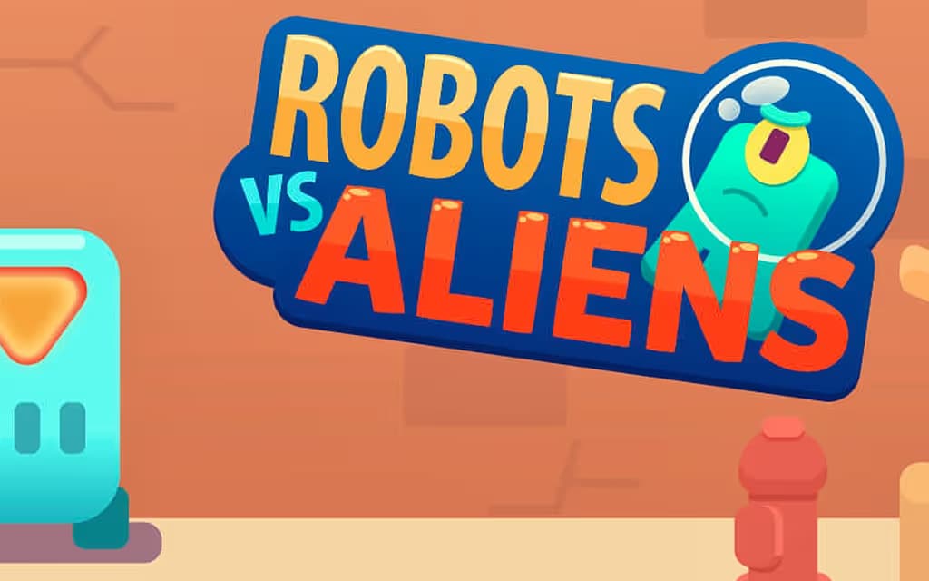 Robots vs Aliens logo