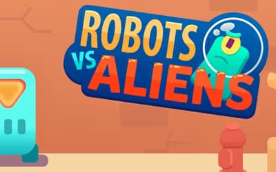 Robots vs Aliens logo