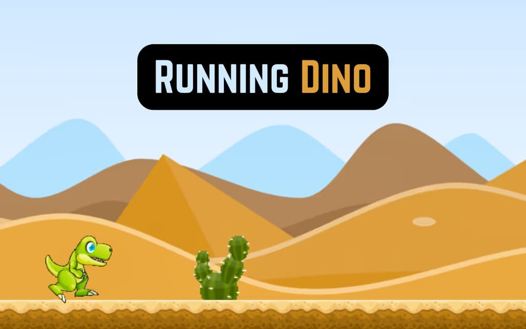 Running Dino logo