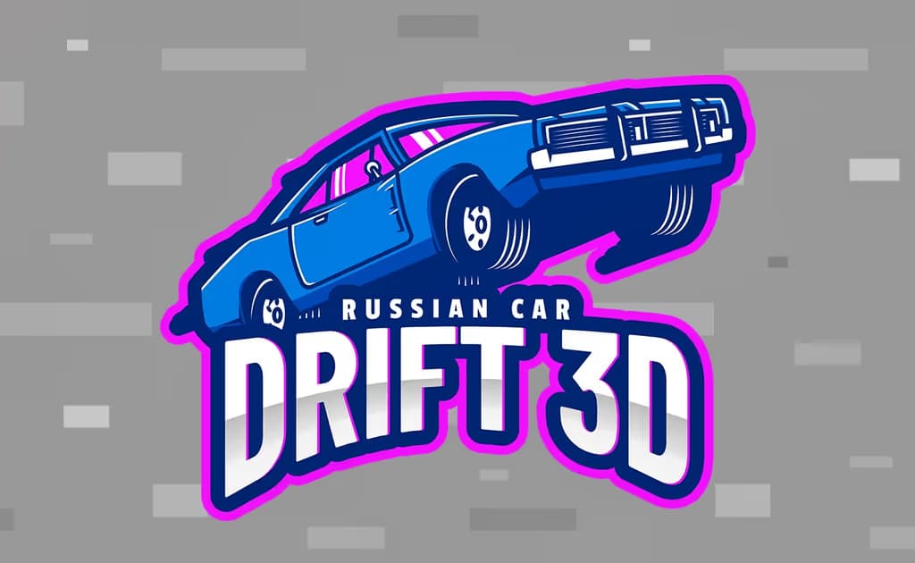 Russian Car Drift 3D logo