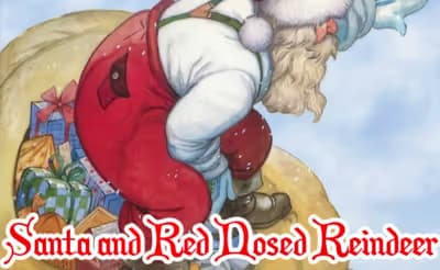Santa and Red Nosed Reindeer Puzzle logo