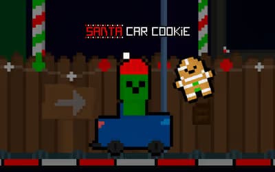Santa Car Cookie logo