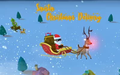 Santa Christmas Delivery logo