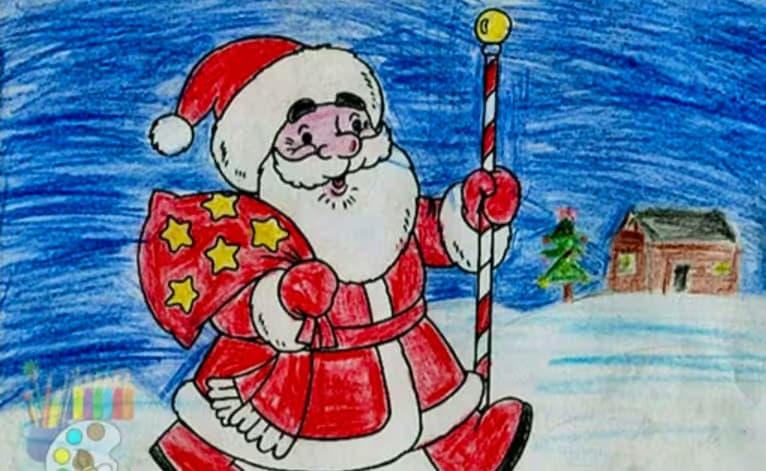 Santa Claus Coloring logo
