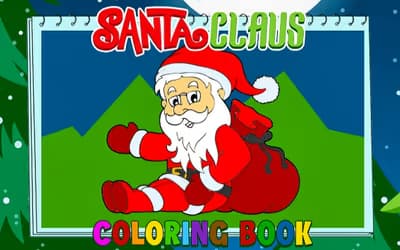Santa Claus Coloring Book logo