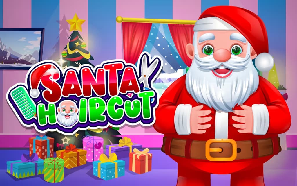 Santa Haircut logo