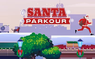 Santa Parkour logo
