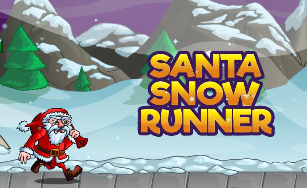 Santa Snow Runner logo