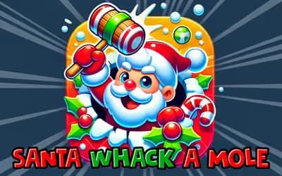 Santa Whack a Mole logo
