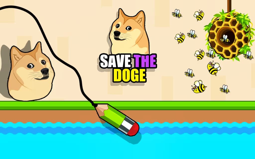 Save the Doge logo