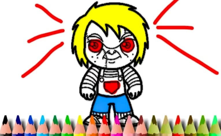 Scary Boy Coloring Book logo