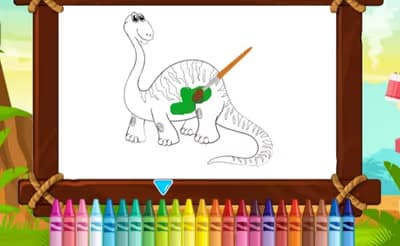 Scary Reptiles Coloring logo