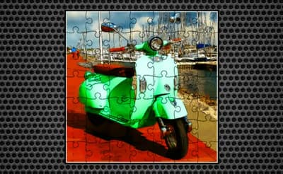 Scooter Bike Jigsaw logo