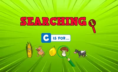 Searching logo