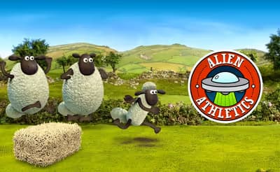 Shaun the Sheep: Alien Athletics logo
