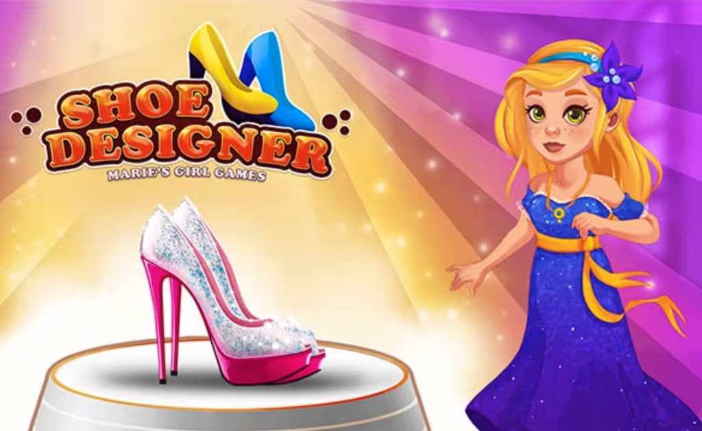Shoe Designer - Marie's Girl Games logo