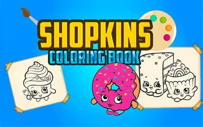 Shopkins Coloring Book logo