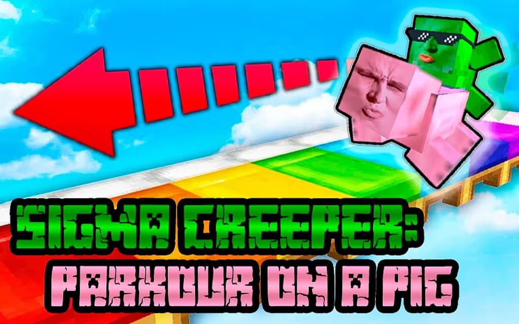 Sigma Creeper: Parkour on a Pig logo