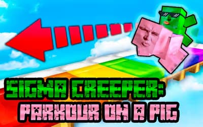 Sigma Creeper: Parkour on a Pig logo