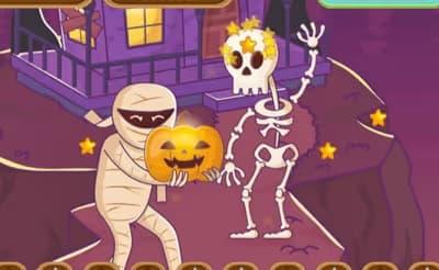 Skeleton Party Hidden logo