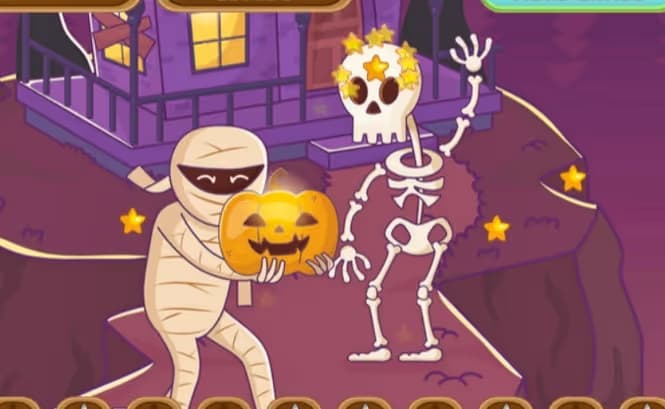 Skeleton Party Hidden logo
