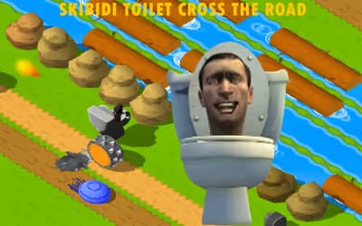 Skibidi Toilet Cross The Road logo