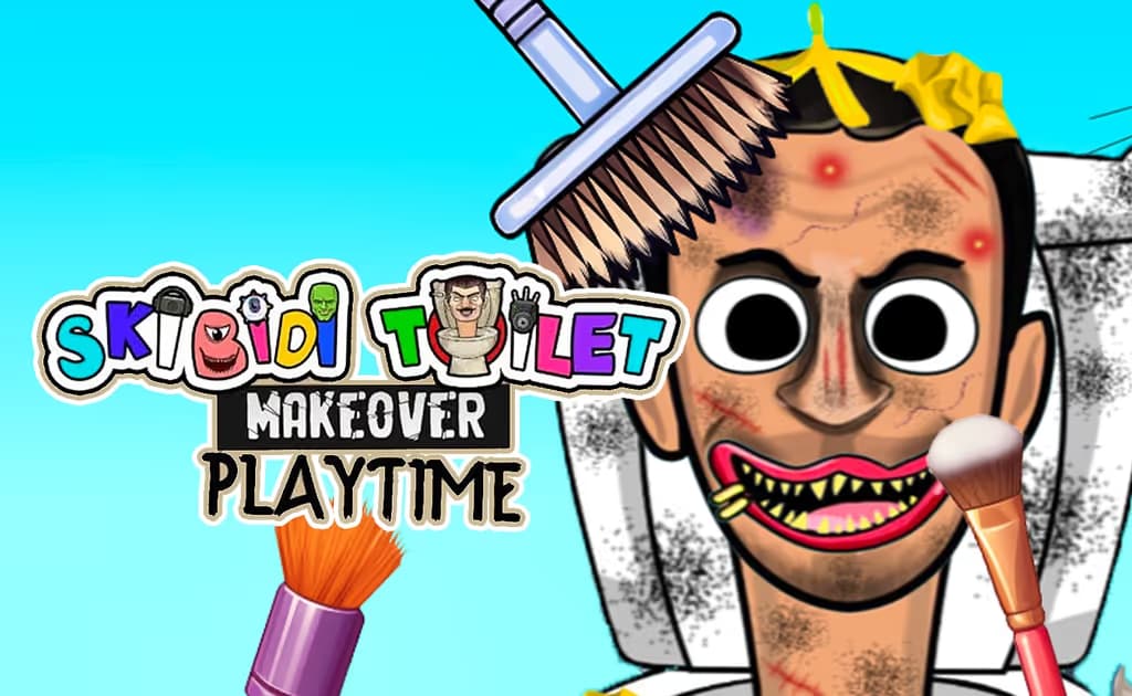 Skibidi Toilet Makeover Playtime logo