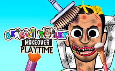 Skibidi Toilet Makeover Playtime logo