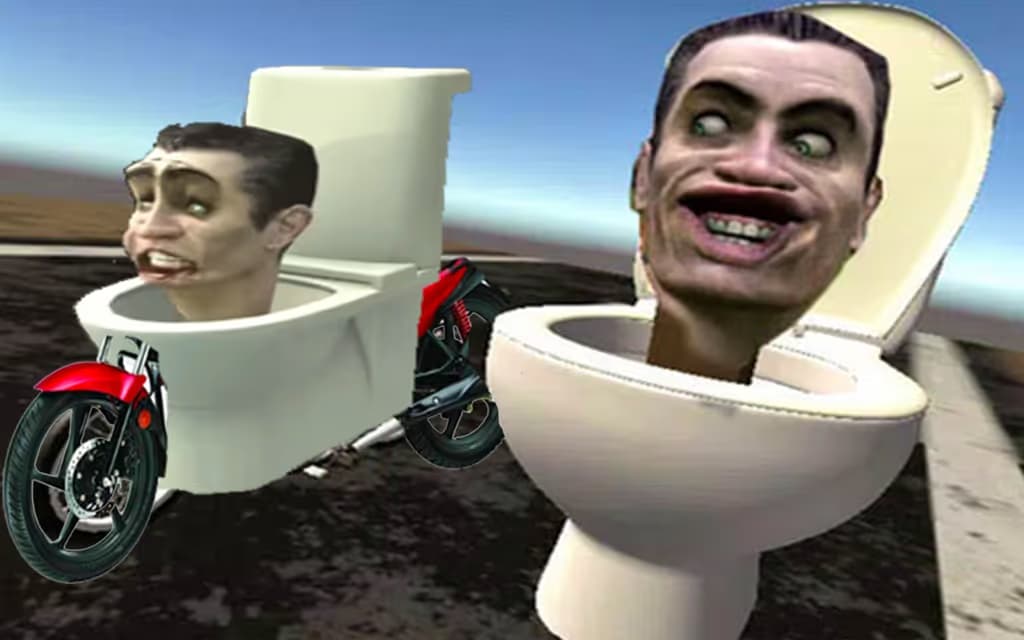 Bike Stunt skibidi Toilet logo