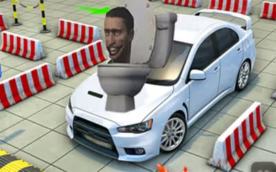 Skibidi Toilet Parking Car logo