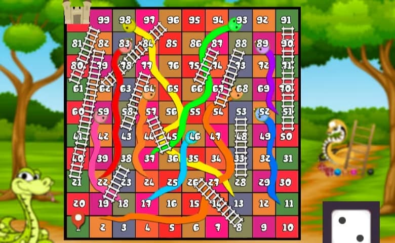 Snake and Ladders Mega logo