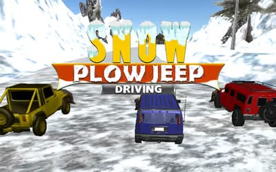 Snow Plow Jeep Driving logo