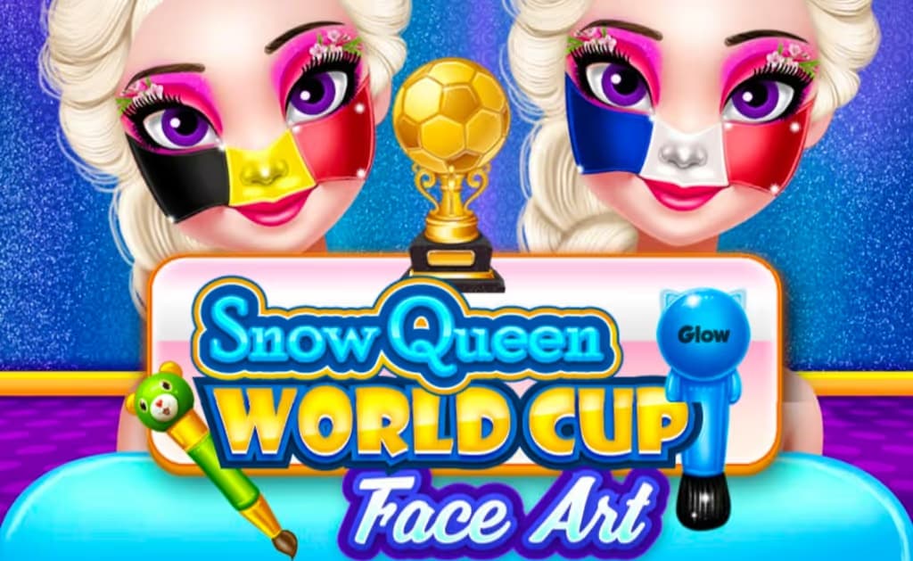 Snow Queen World Cup Face Art logo