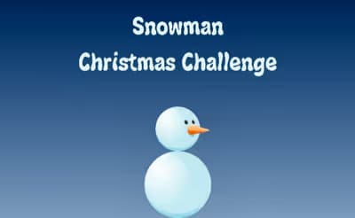 Snowman Christmas Challenge logo