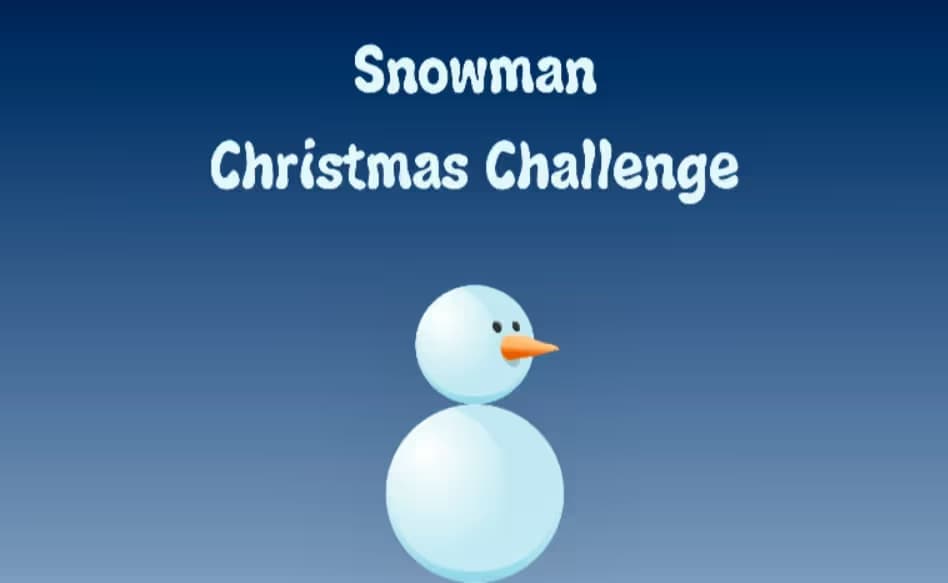 Snowman Christmas Challenge logo