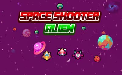 Space Shooter Alien logo