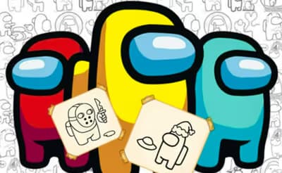 Space Wars Cartoon Coloring logo