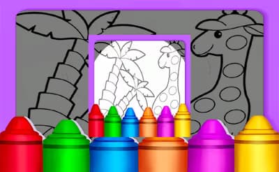 Special Easy Animal Coloring Pages For Kids logo