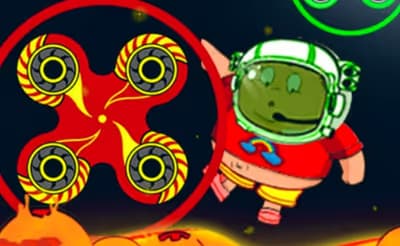 Spinner Astro The Floor Is Lava logo