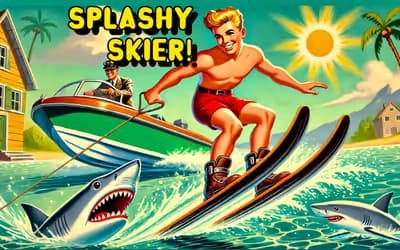 Splashy Skier logo