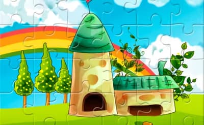 Spring Illustration Puzzle logo