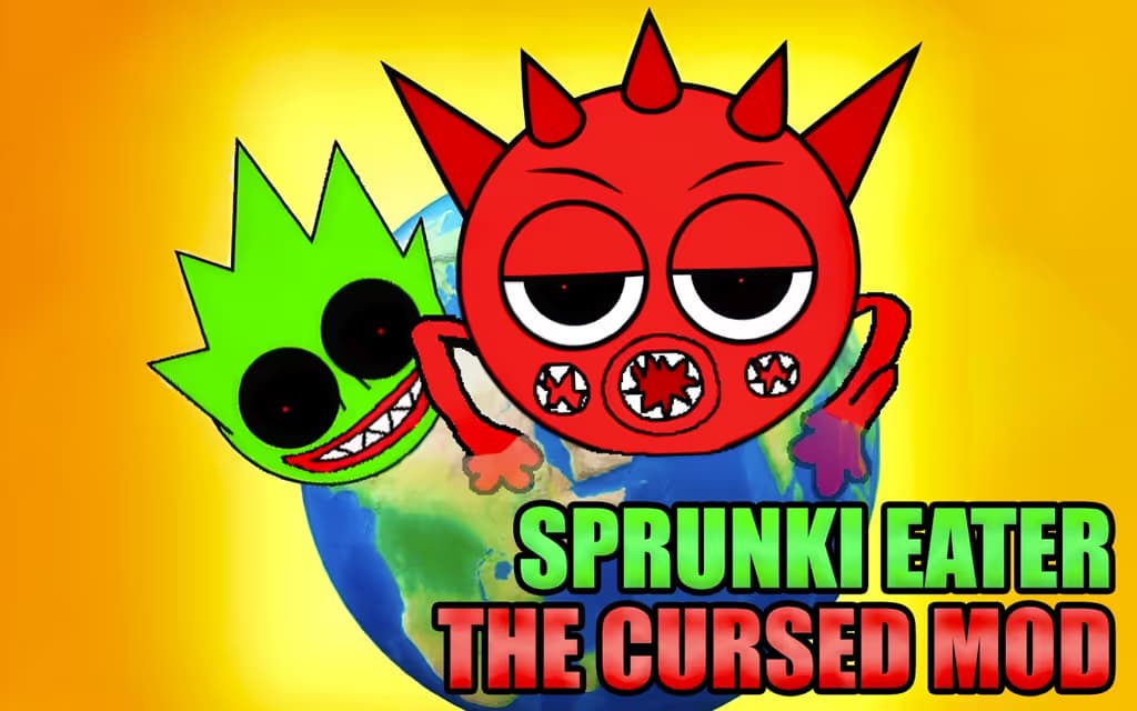 Sprunki Eater - The Cursed Mod logo