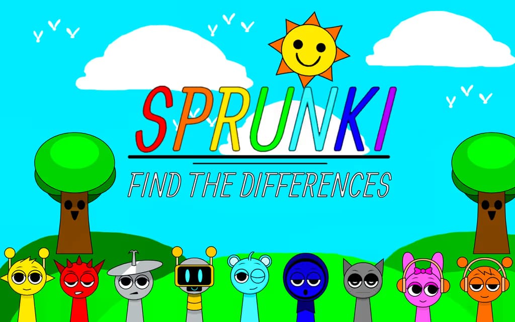 Sprunki Find The Differences logo