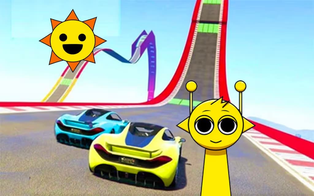 Sprunki Stunt Driving Simulator logo